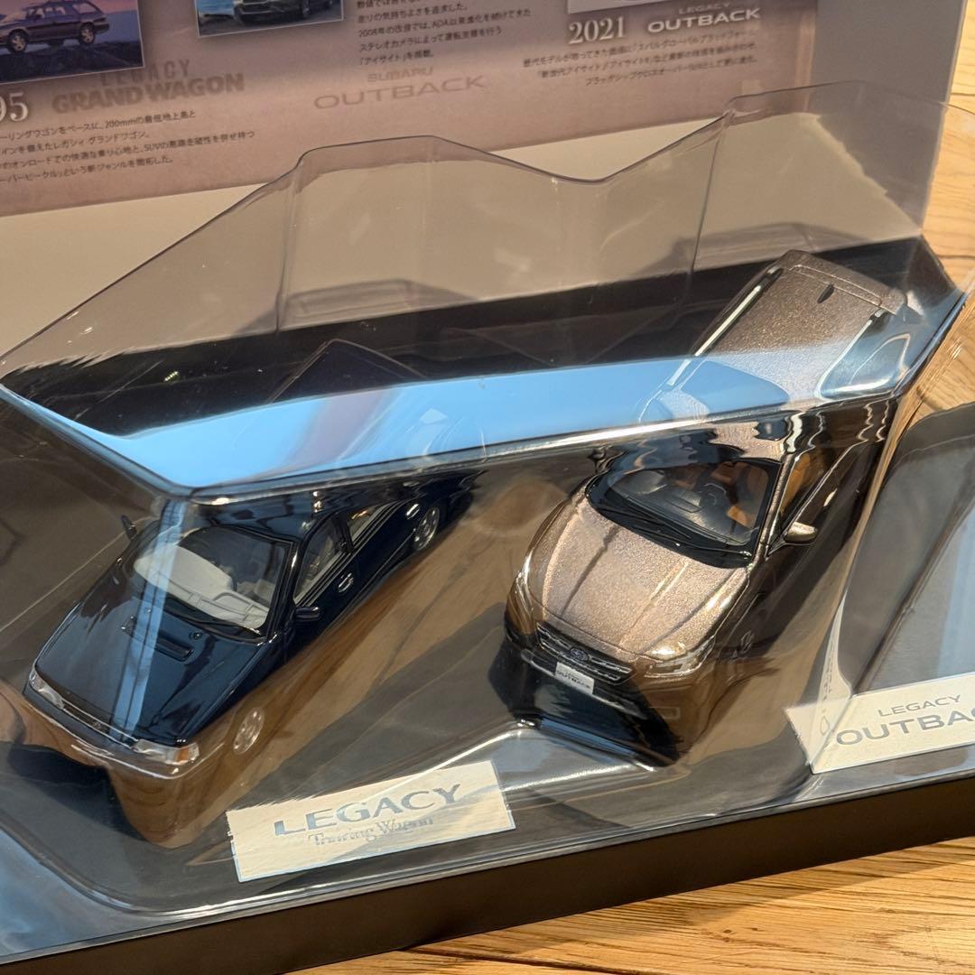 SUBARU レガシィ アウトバック 1/43スケールモデル 2台セット