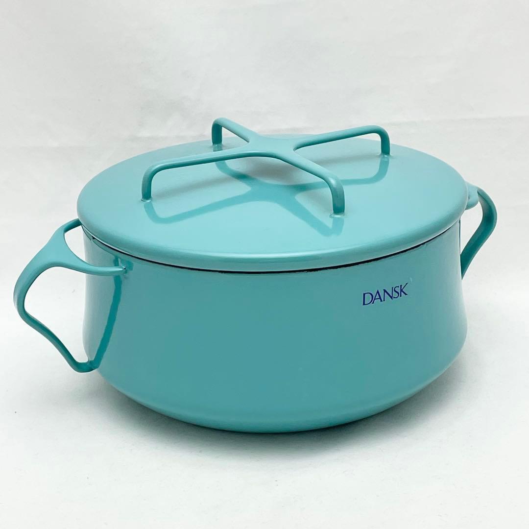 DANSK コベンスタイル ホーロー両手鍋 18cm ターコイズ