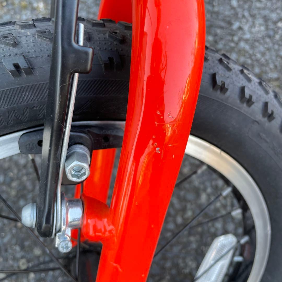 子供用自転車 16インチ 身長99-117cm Precaliber オレンジ