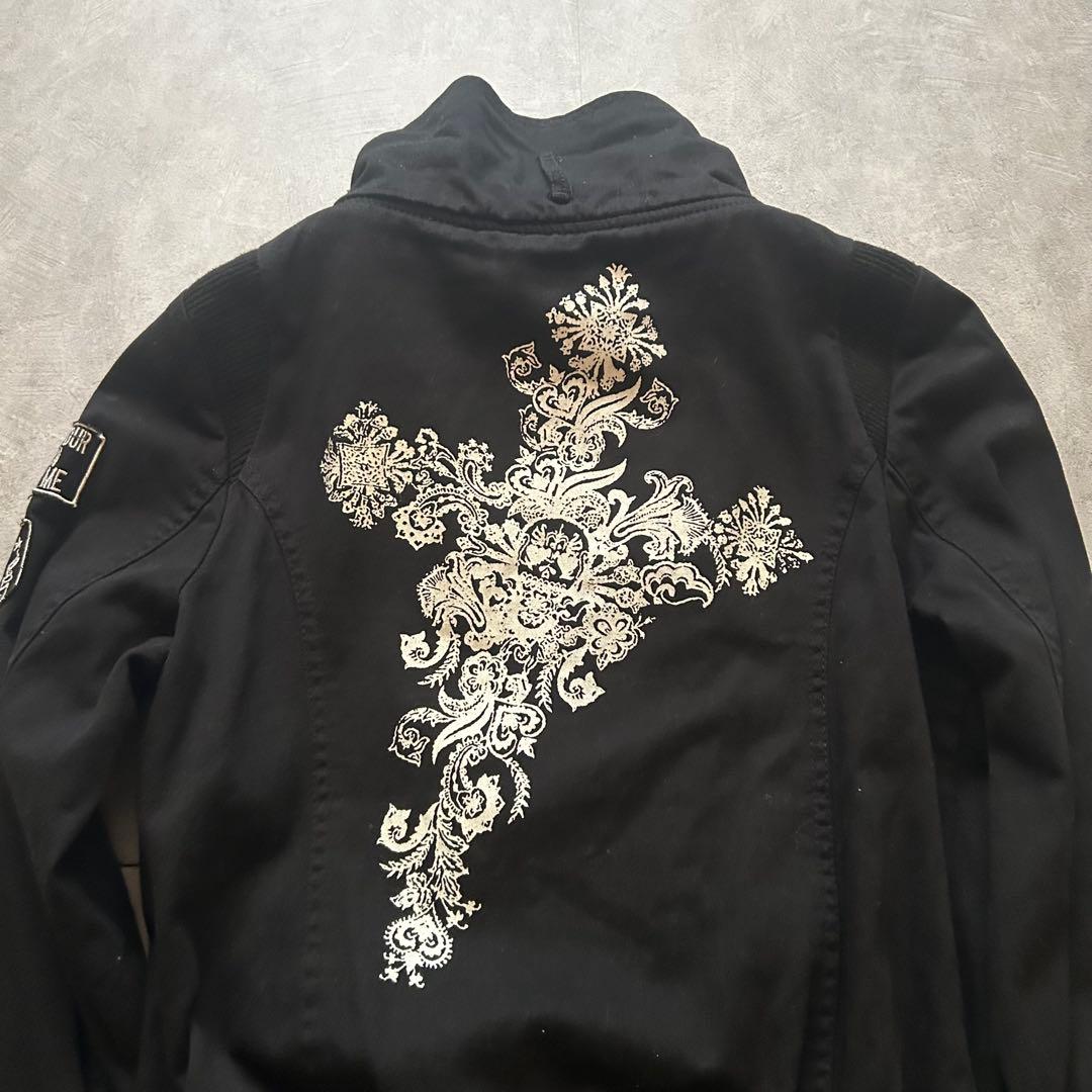 ジャケット・アウター grunge bomber military jacket y2k black