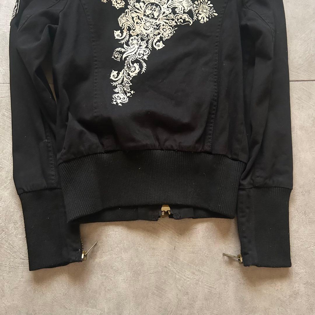ジャケット・アウター grunge bomber military jacket y2k black