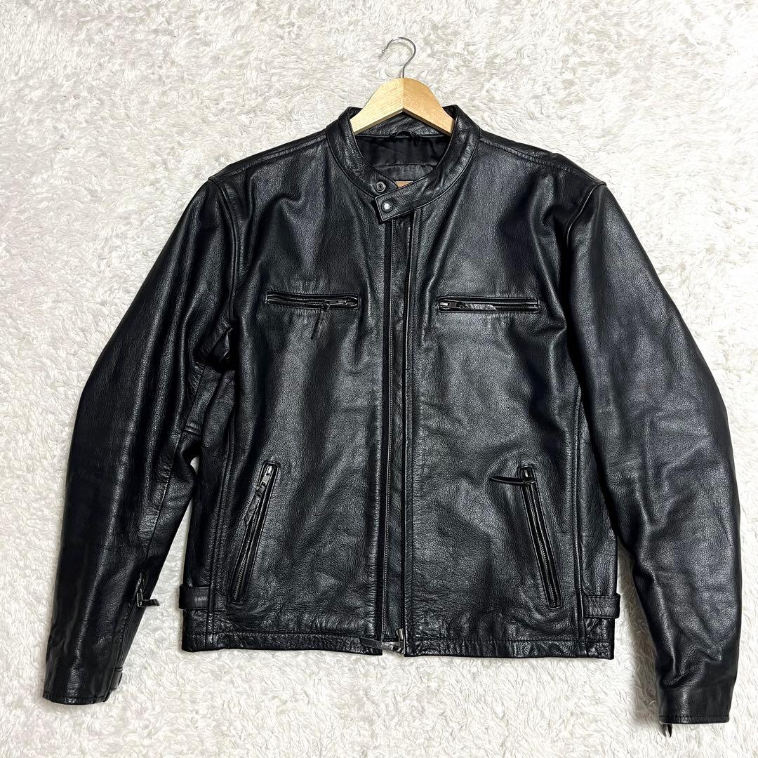 ✨美品✨希少サイズ MOTOR HEAD レザージャケット 3Lサイズ 水牛革