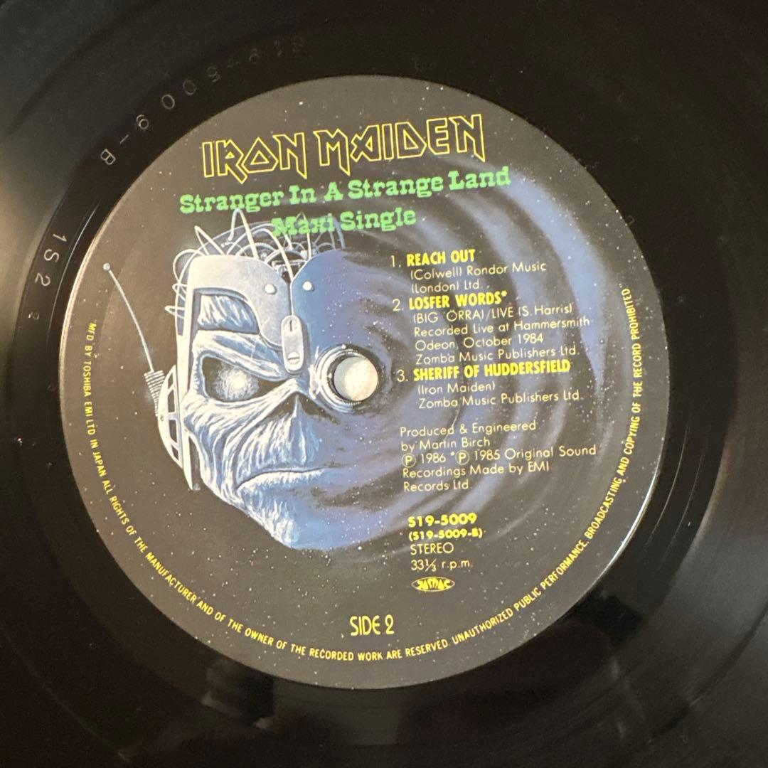 ストレンジャー・イン・ア・ストレンジ・ランド アイアン・メイデン ミニLP