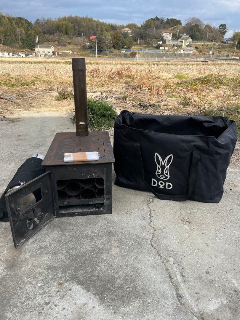 DOD 薪ストーブ 収納バッグ付き　はじめての まきちゃん