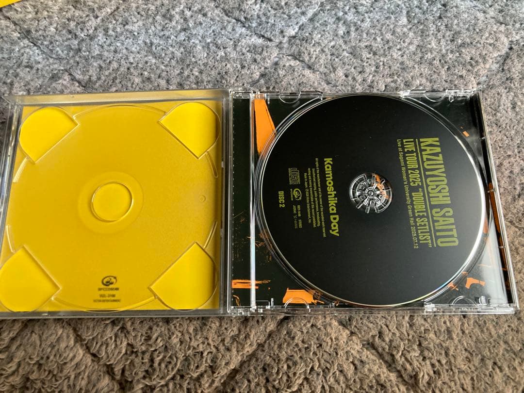 斉藤和義　カモシカとオオカミ　限定盤ライブCD セットのみ　バッジはありません