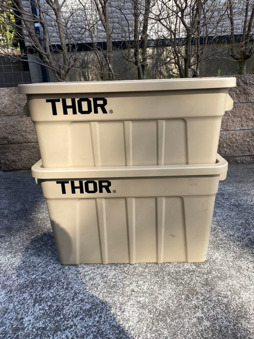 THOR(ソー) コンテナ 75・53 Lセット コヨーテ（旧型）