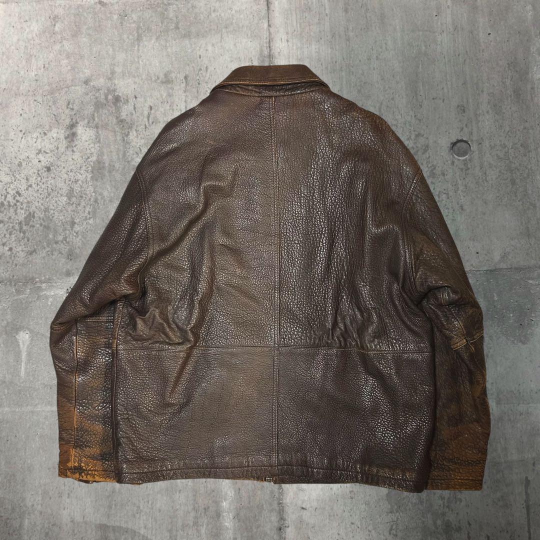 ジャケット・アウター Vintage Wind Armor Lamb Leather Jacket