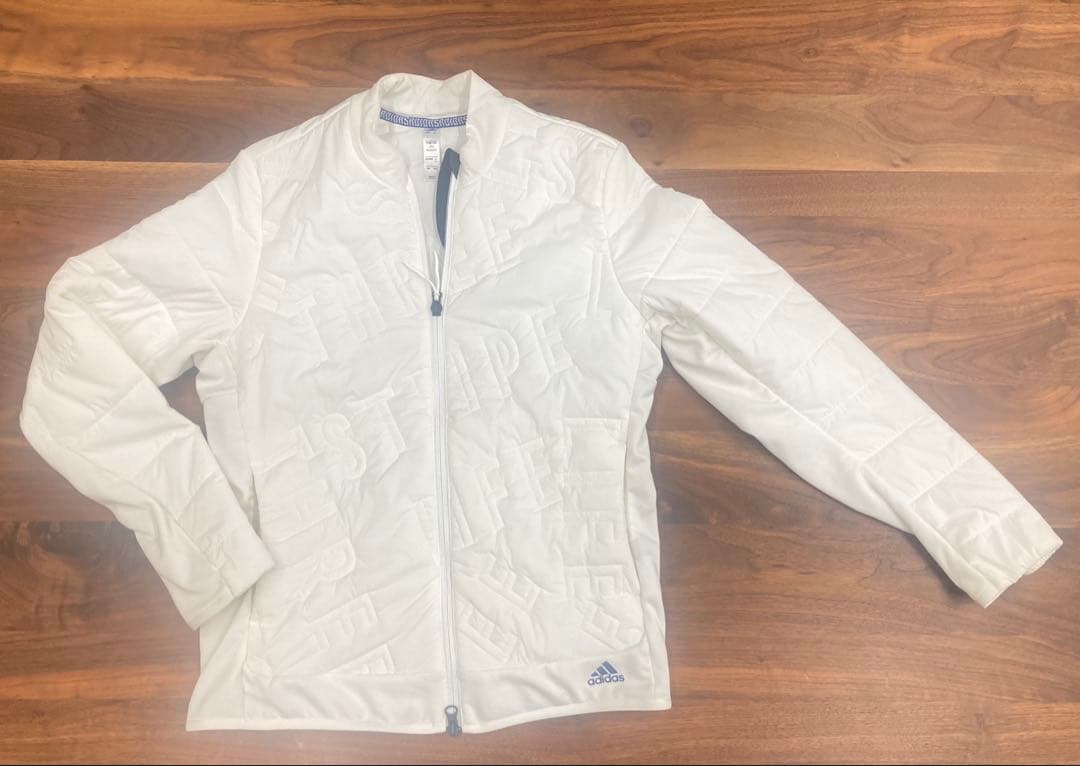 ま*こ様 adidas◆レディース◆軽量！中綿キルティングジャケット◆ホワイト