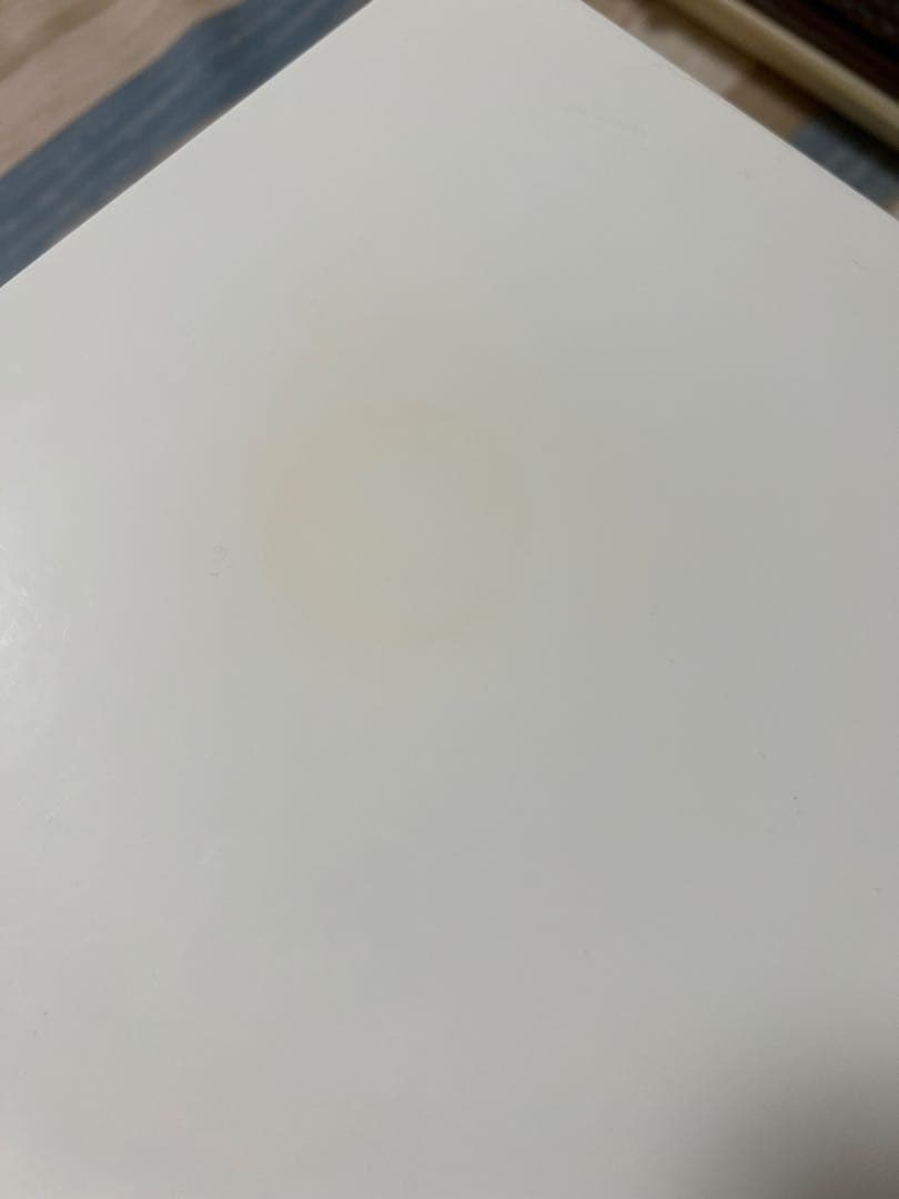 ハニちゃん　ホワイト センターテーブル 金属脚