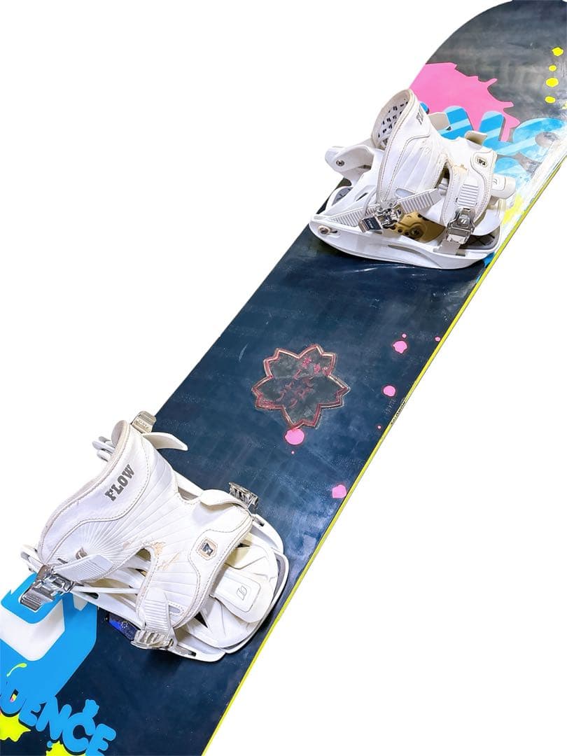 SALOMON スノーボード FLOW バインディング付セット グラフィック柄