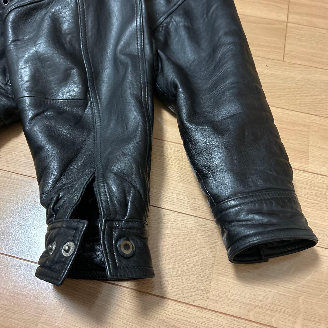 y2kレトロデザイン 本革TYPE A-2 レザーフライトジャケット