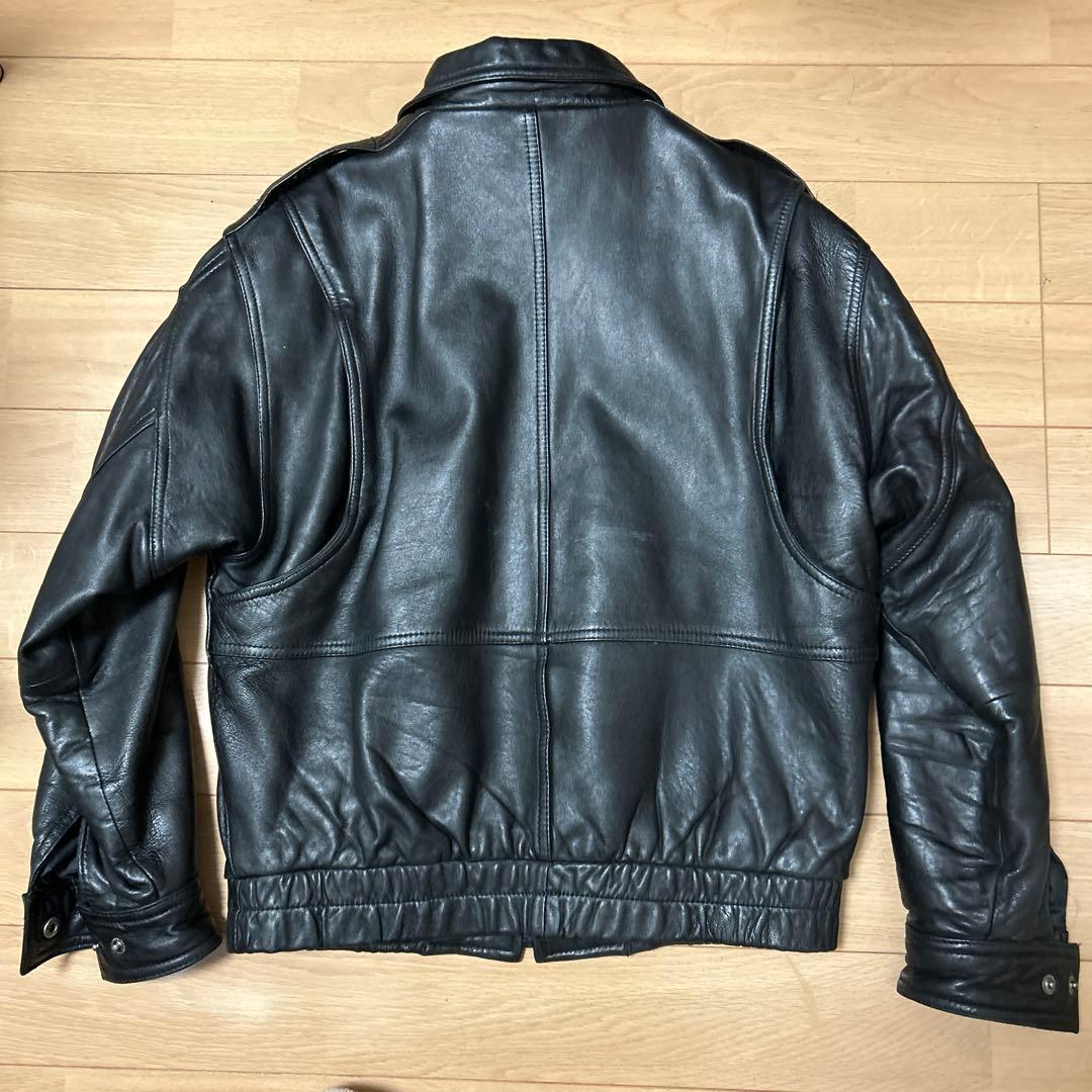 y2kレトロデザイン 本革TYPE A-2 レザーフライトジャケット