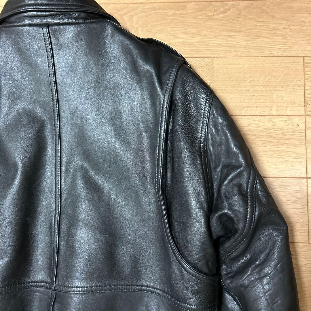 y2kレトロデザイン 本革TYPE A-2 レザーフライトジャケット
