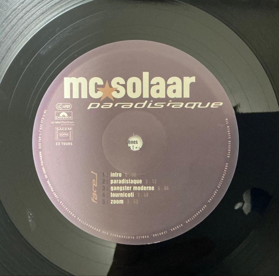MC Solaar / Paradisiaque【2xLP】