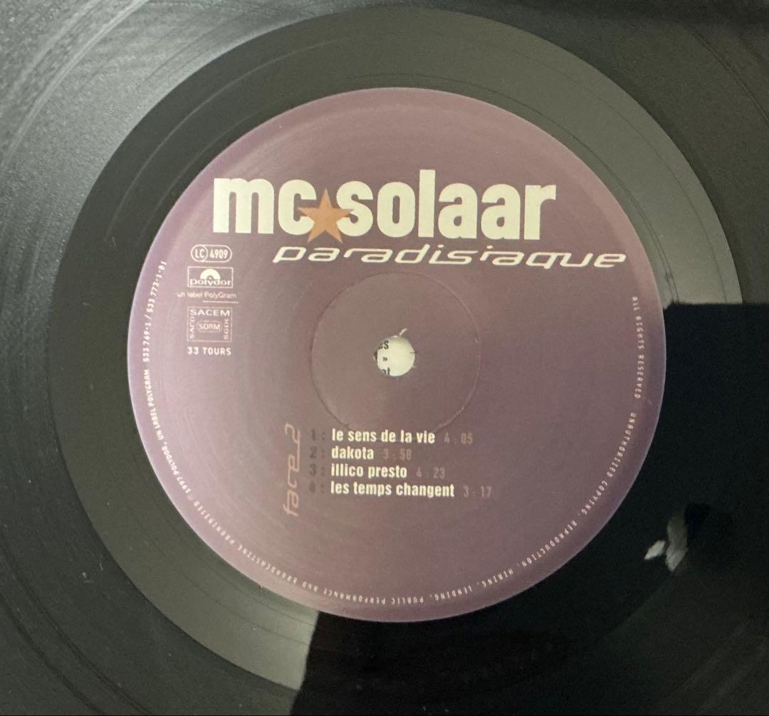 MC Solaar / Paradisiaque【2xLP】