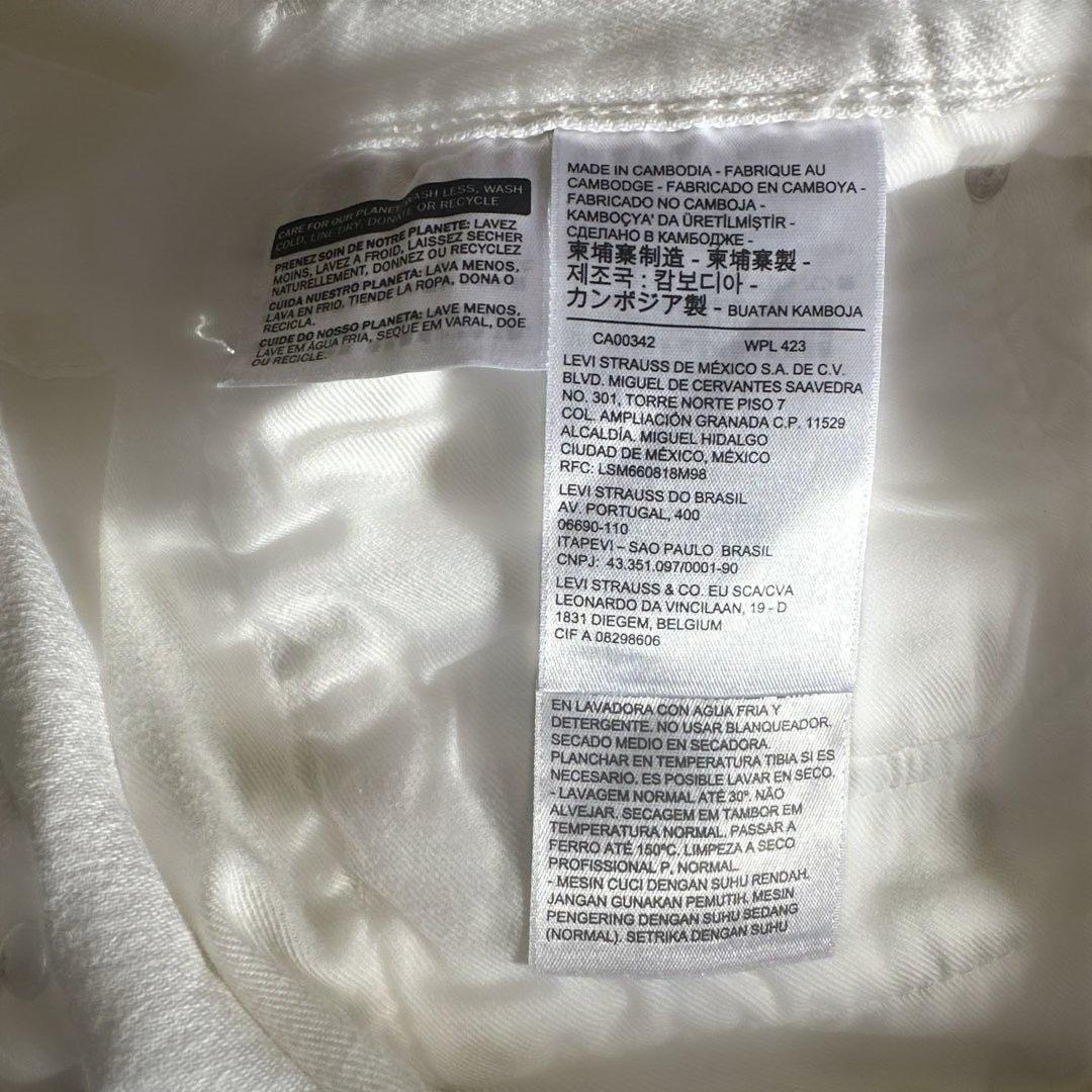 levi‘s 501 93 w36L32 ホワイト　新品未使用　タグ付き