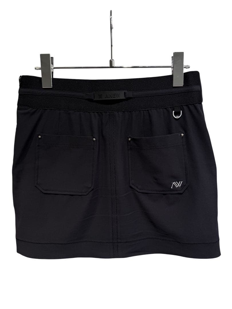 【ANEW GOLF】レディース タイトスカート スタッズ 黒 Sサイズ