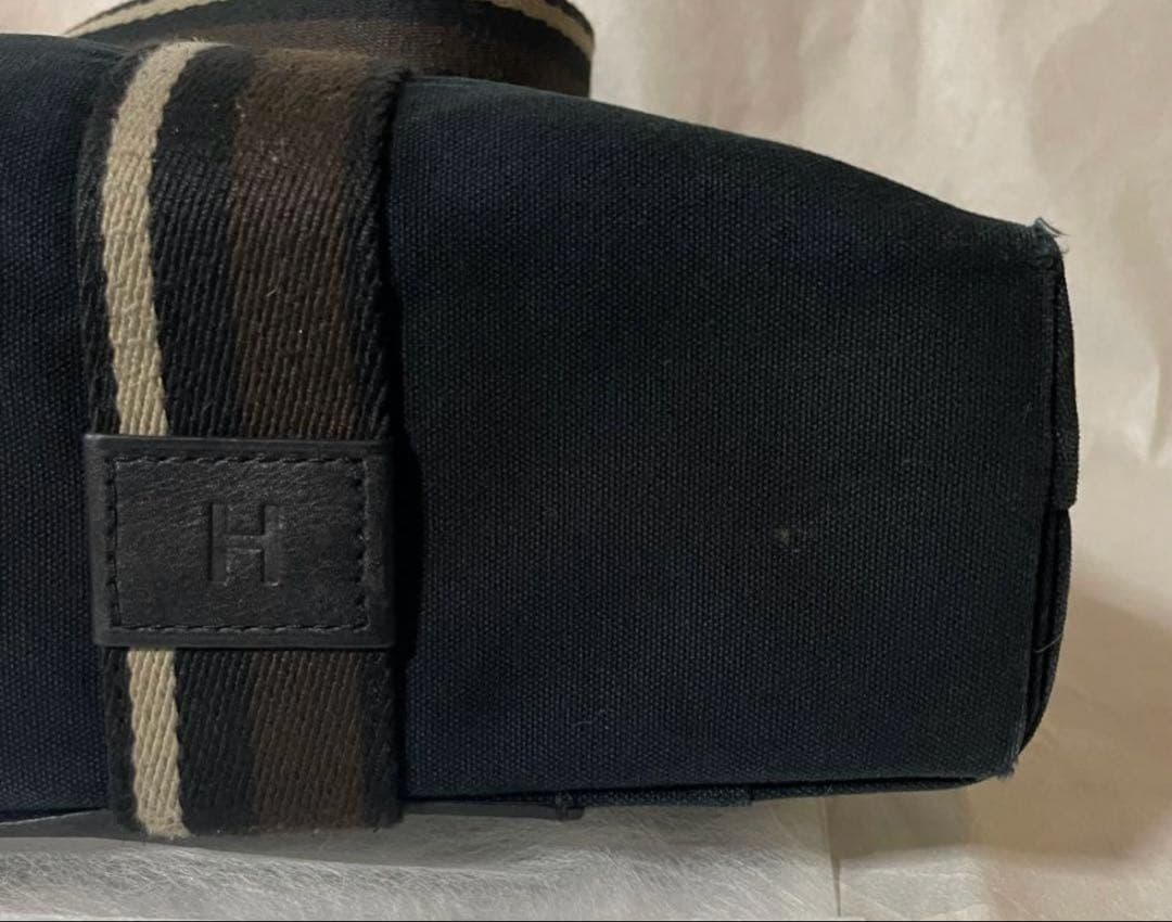 HERMES エルメス トロカホリゾンタルMM キャンバス トートバッグ