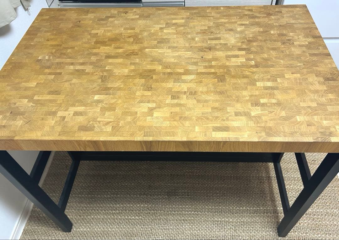【極美品】IKEA VADHOLMA アイランドキッチン＋ラック