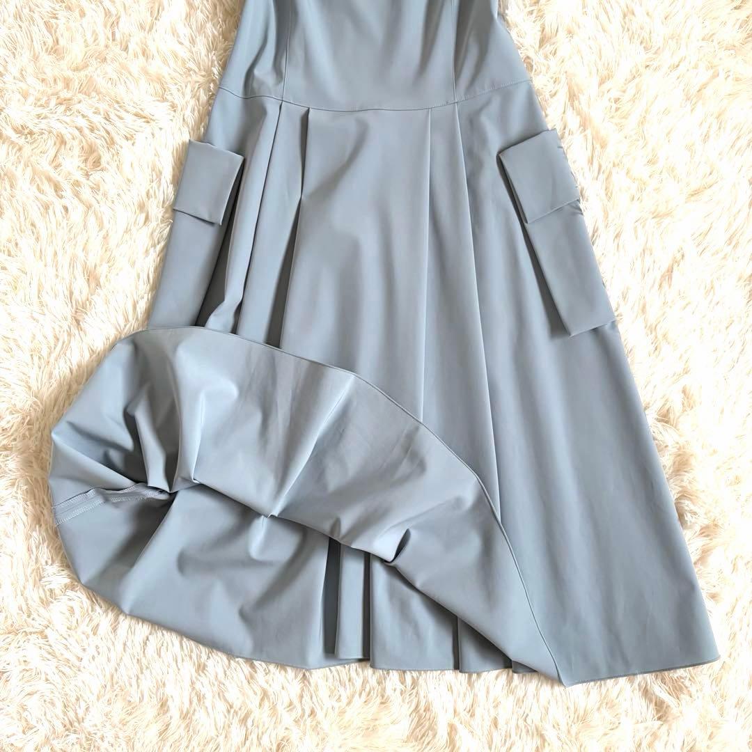 フォクシーニューヨーク ホリードレス ワンピース ロング ブルー 希少サイズ42