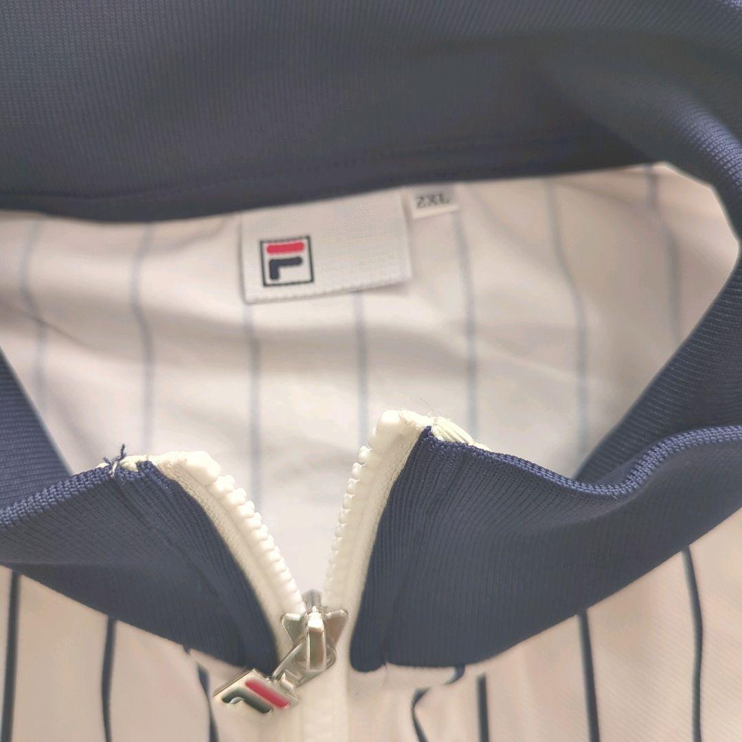 美品 FILA ストライプ トラックジャケット 2XL KINOSHITA