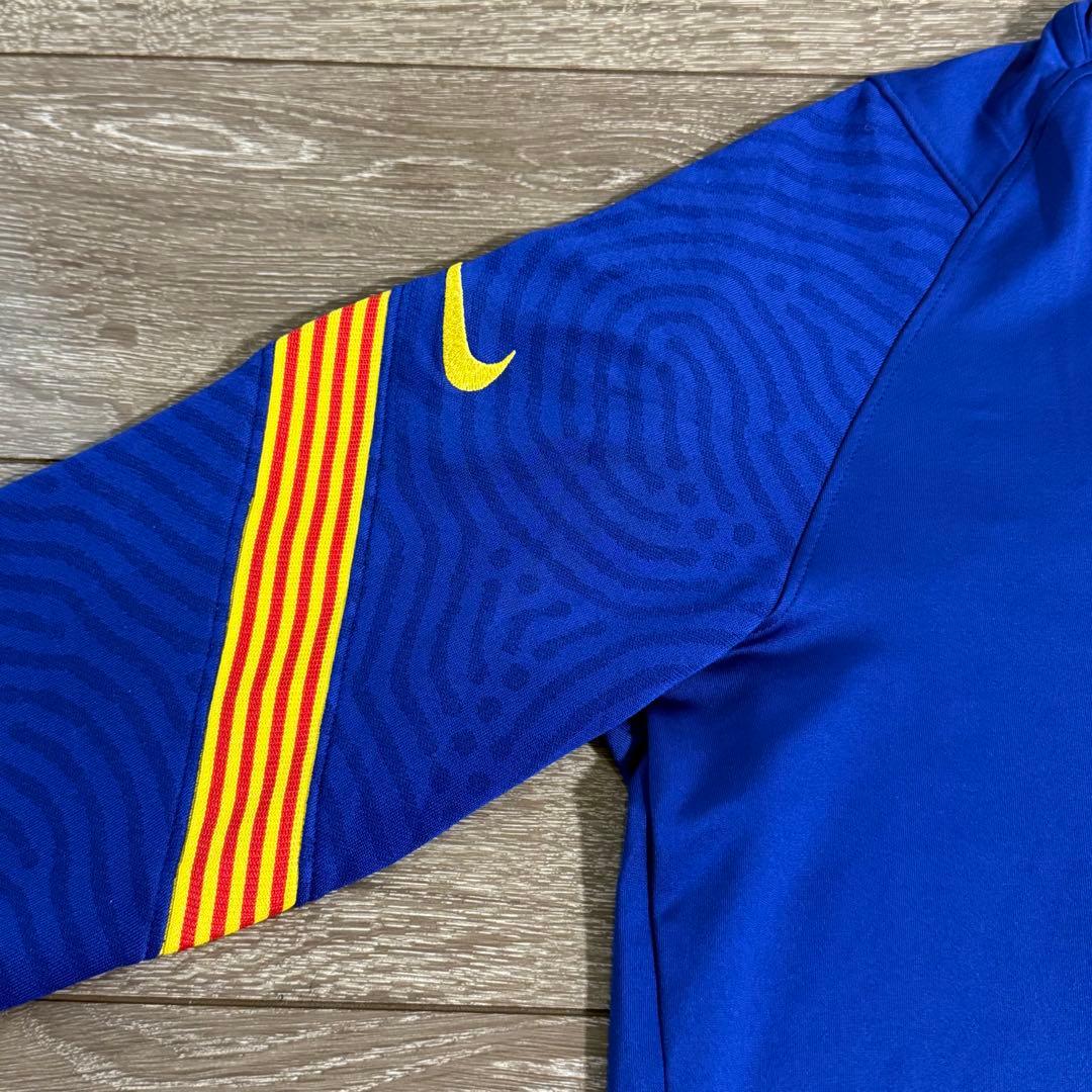 美品 NIKE FCバルセロナ トレーニングジャージ ハーフジップ ドリルトップ