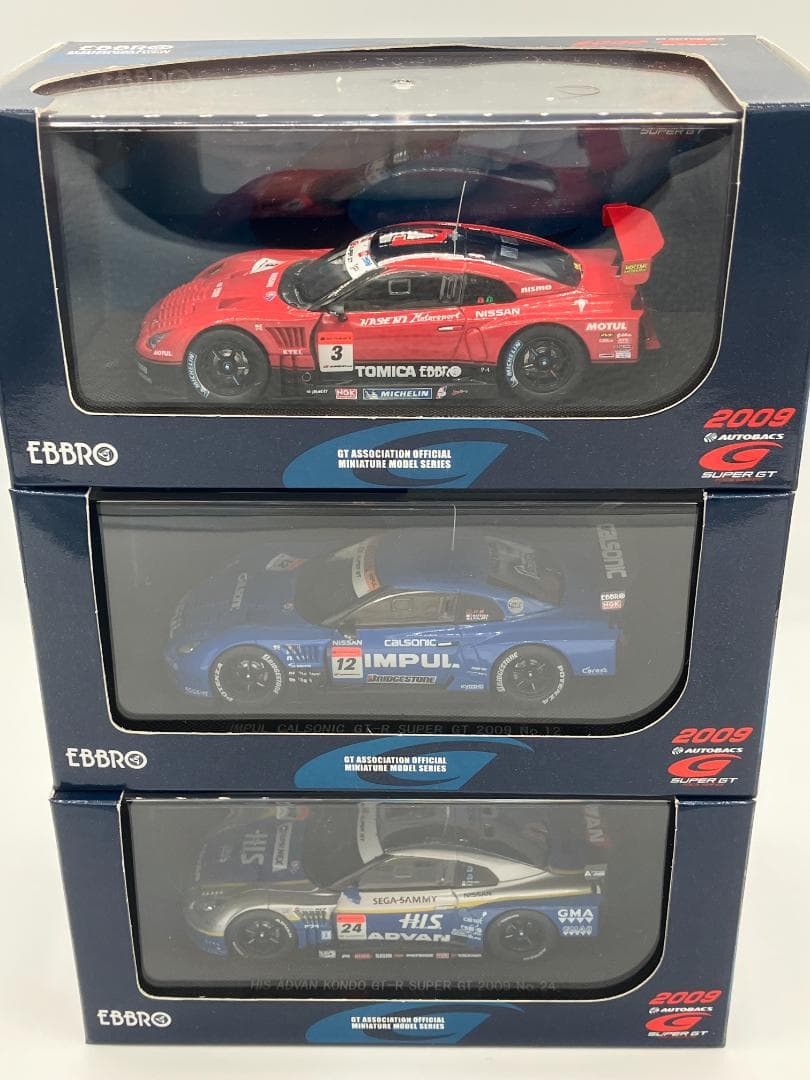 EBBRO 1/43 GT-R SUPER GT 17台セット 未開封 美品