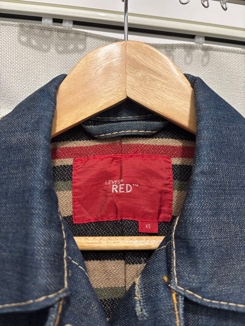レ*マ様 LEVI'S RED 02AW 袖レザー デニムジャケット