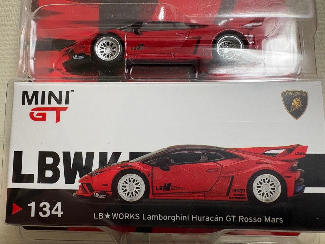 d*2様 MINI GT LB★WORKS ランボルギーニ ウラカン GT レッ