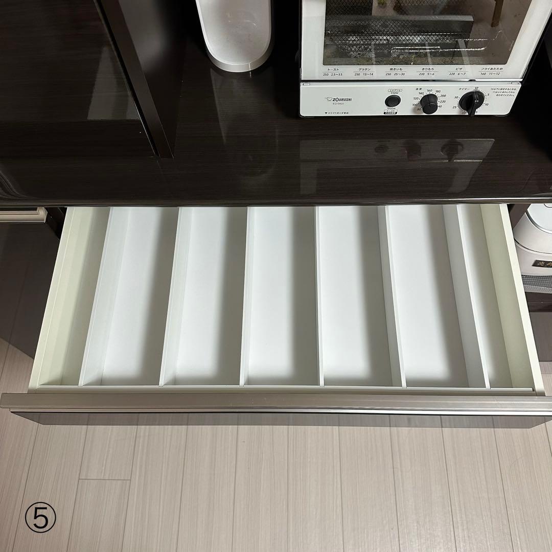 松田家具 バッハ 180マルチ キッチンボード 食器棚 幅175cm モイス付