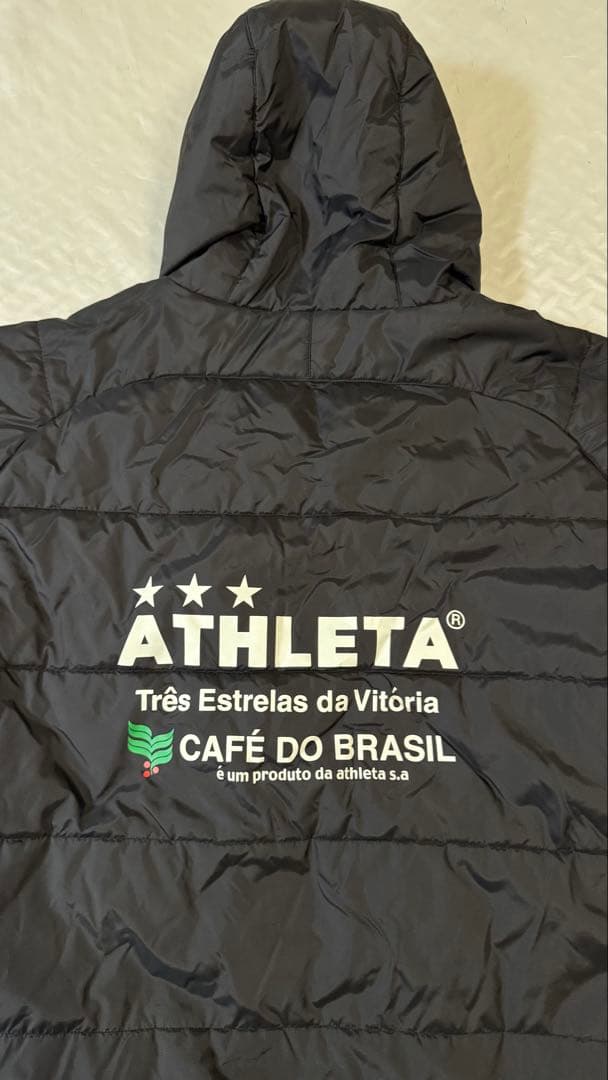 ATHLETA ベンチコート CAFE DO BRASIL ロング　黒　フリー