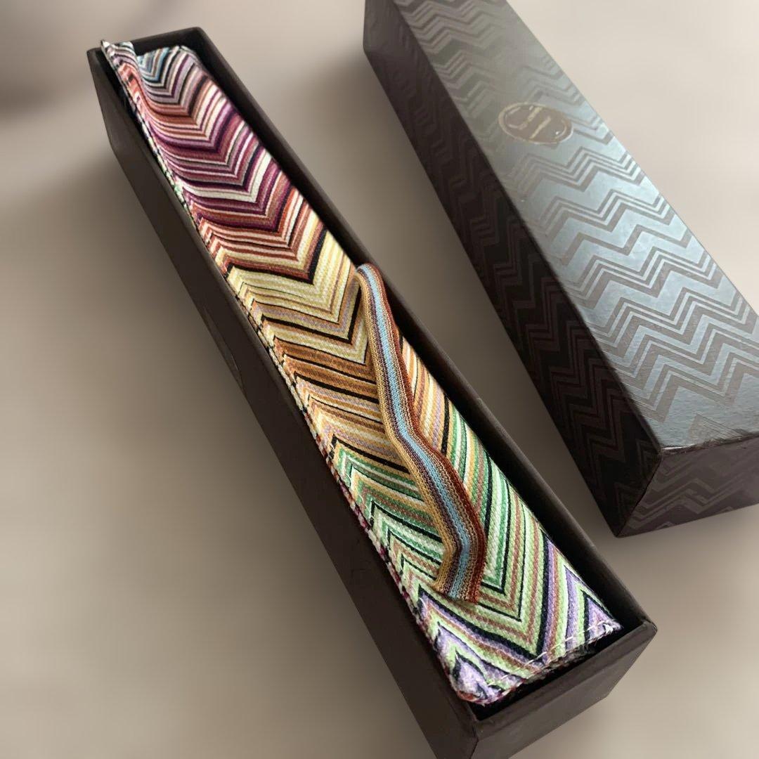 missoni カラフルジグザグランチョンマット箸セット　箱付　新品未使用