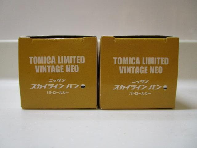 トミカLVネオ/新品未開封トミカショップニッサンスカイラインバン パトロールカー