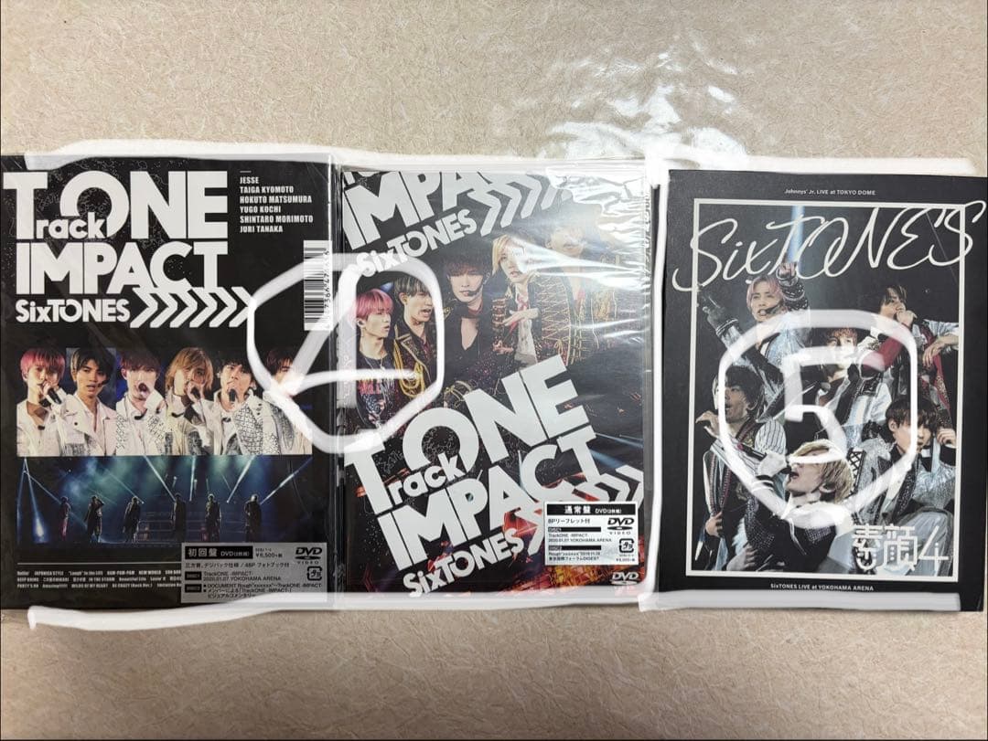 SixTONES DVDセット (全5セット)