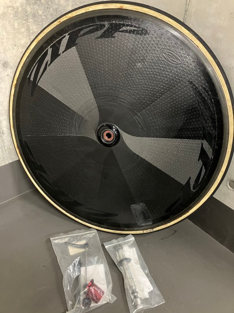ZIPP SUPER-9 カーボンディスク チューブラー ロード/トラック両対応
