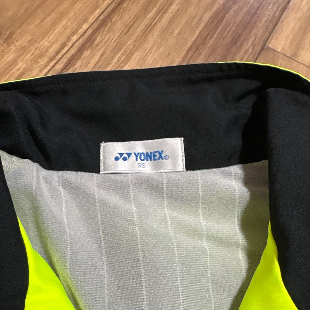 YONEX ウォームアップウェア SS 黒青/黒黄　セット