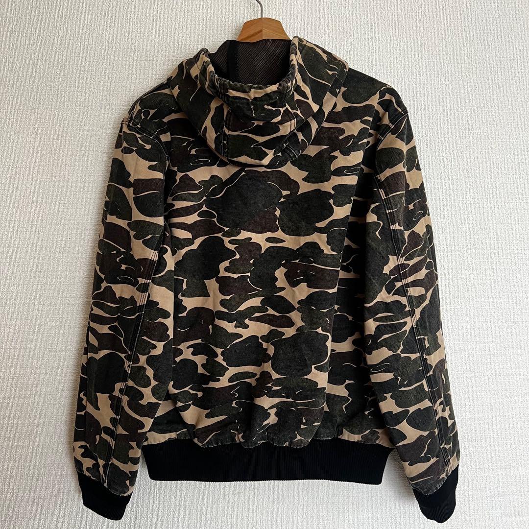 Carhartt アクティブジャケット　迷彩 ダック地