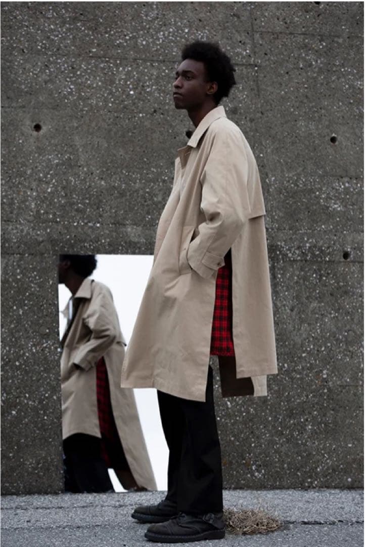ジャケット・アウター RICE NINE TEN / APART LENGTH SLIT COAT