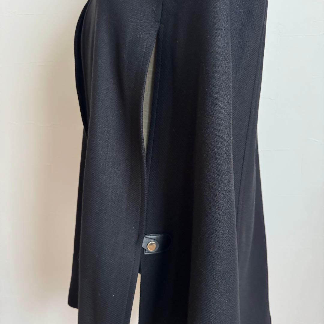 美品　ZARA MANTECO ポンチョ ケープ ゴールド金具　M