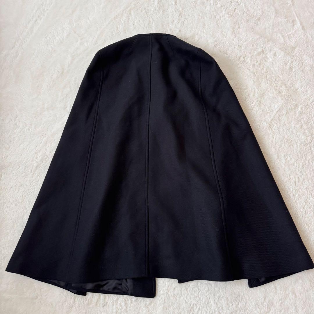 美品　ZARA MANTECO ポンチョ ケープ ゴールド金具　M