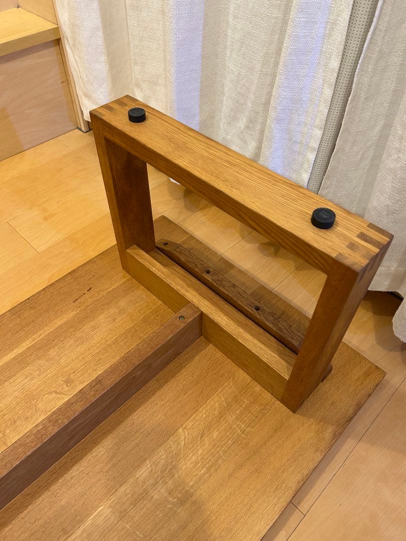 無印良品　オーク材ローテーブル　廃盤品