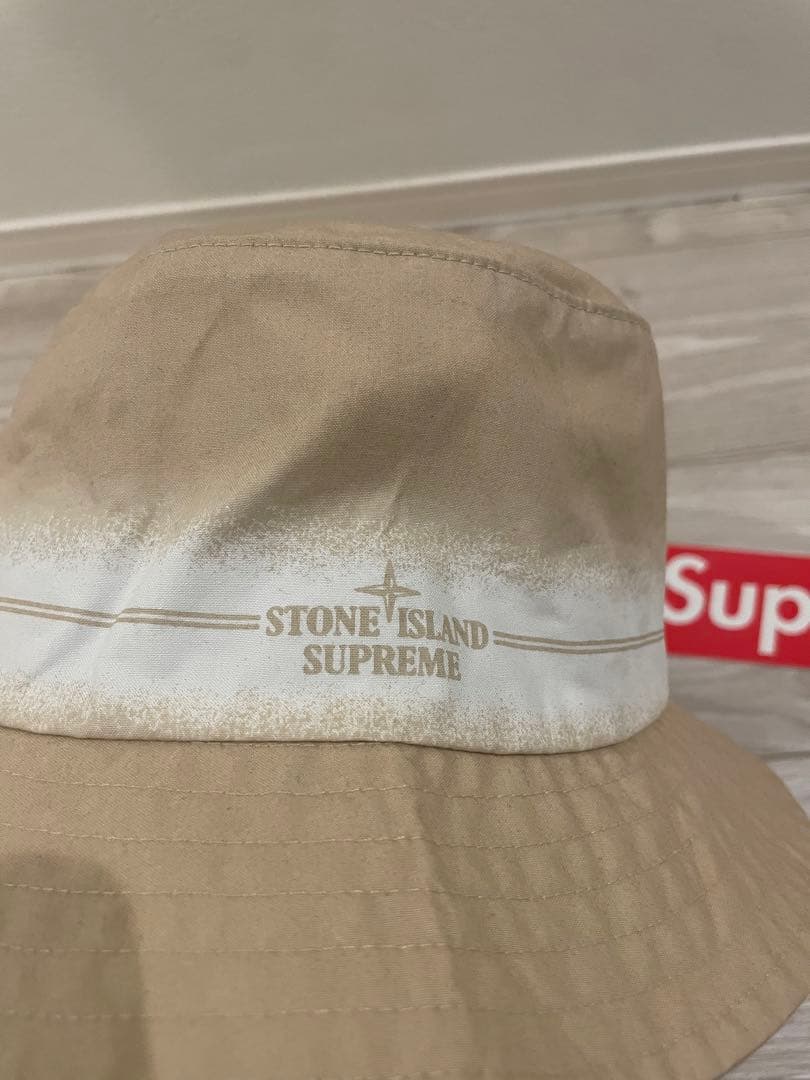 【美品】STONE  SUPREME バケットハット ベージュ