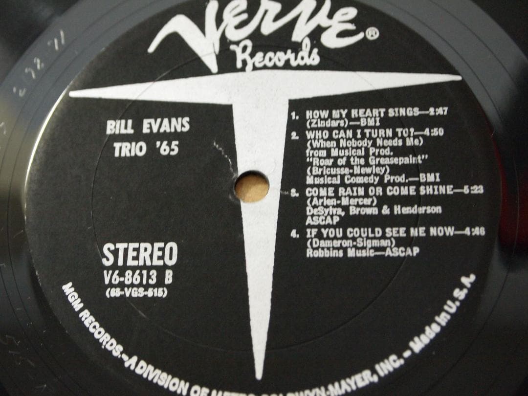 ビル・エヴァンス BILL EVANS TRIO 65