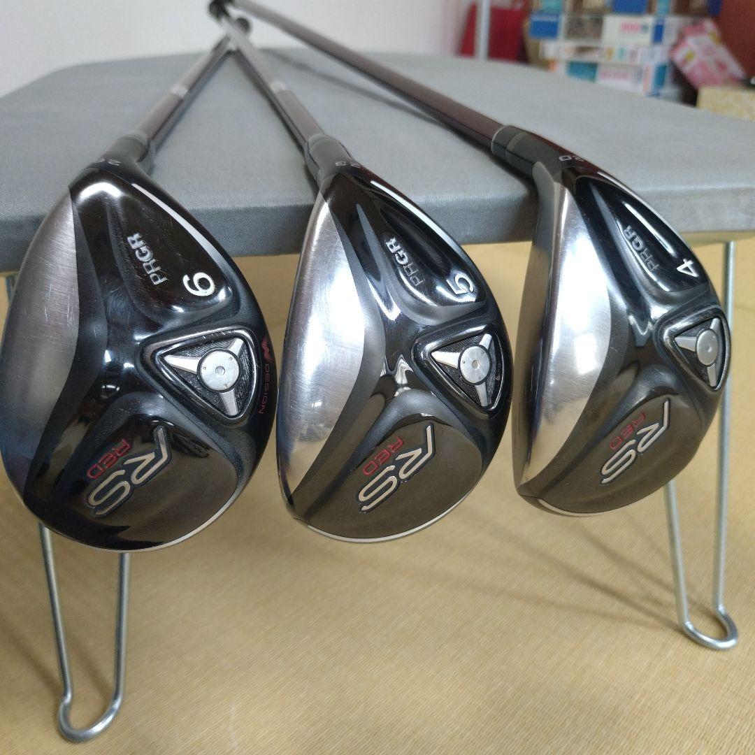 PRGR RS RED ユ−ティリティクラブ３本セット　2019年
