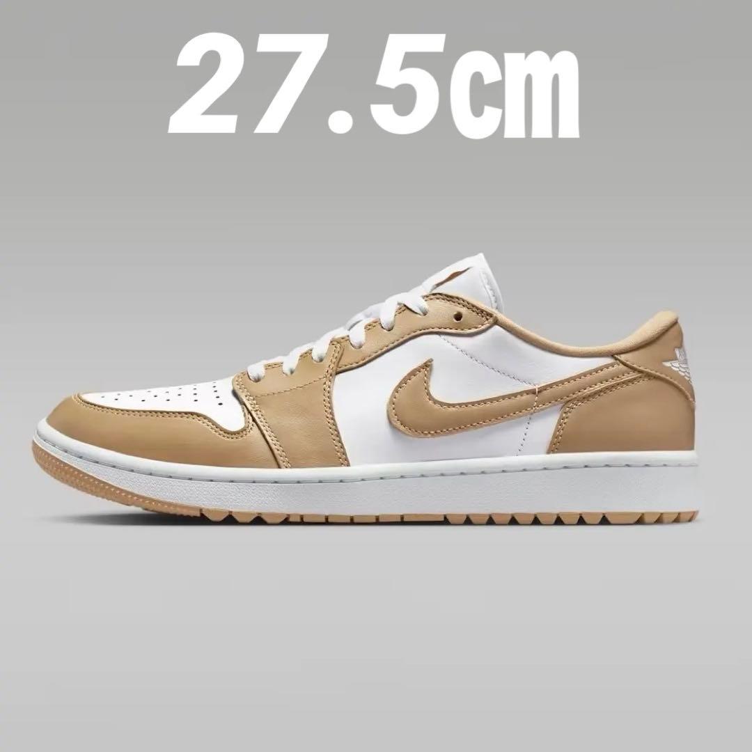 Nike エア ジョーダン 1 LOW G ベージュ 27.5cm