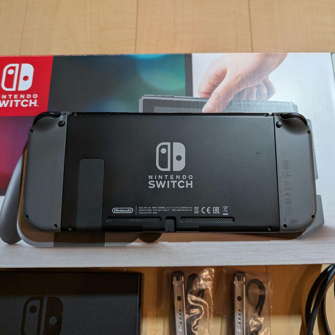 Nintendo Switch 本体 グレー 400GB SDカード付