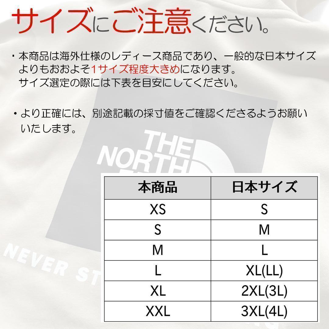 ノースフェイス レディース パーカー バックプリント ブルー 海外L bm