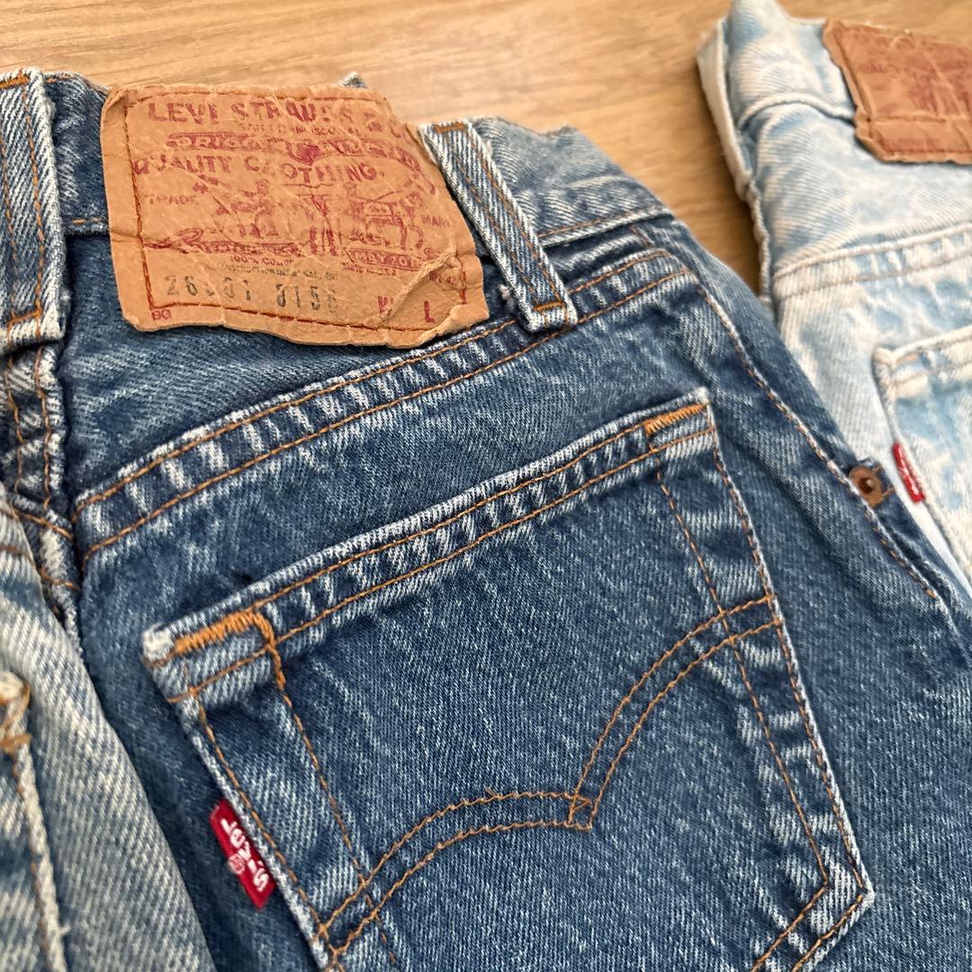 ご*】様 訳あり◎￼Levi's リーバイス ￼デニム USA製 ジーンズ ヴィ