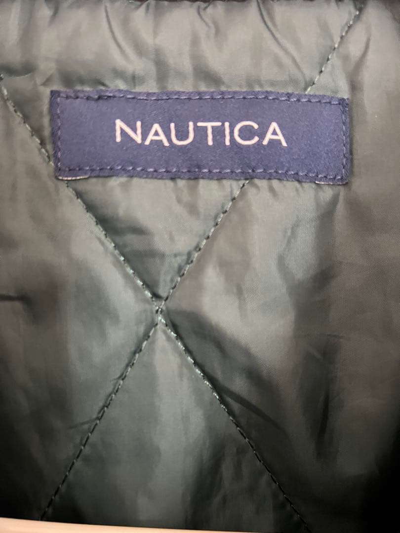 Nautica グレー ジャケット コーデュロイ襟