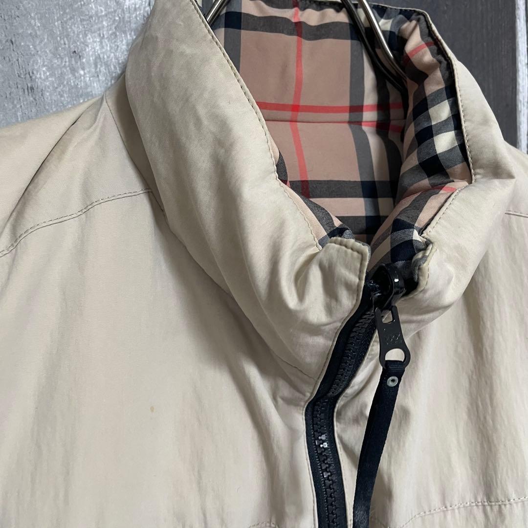 Burberry バーバリー ノバチェック柄 リバーシブル ダウン ベスト M